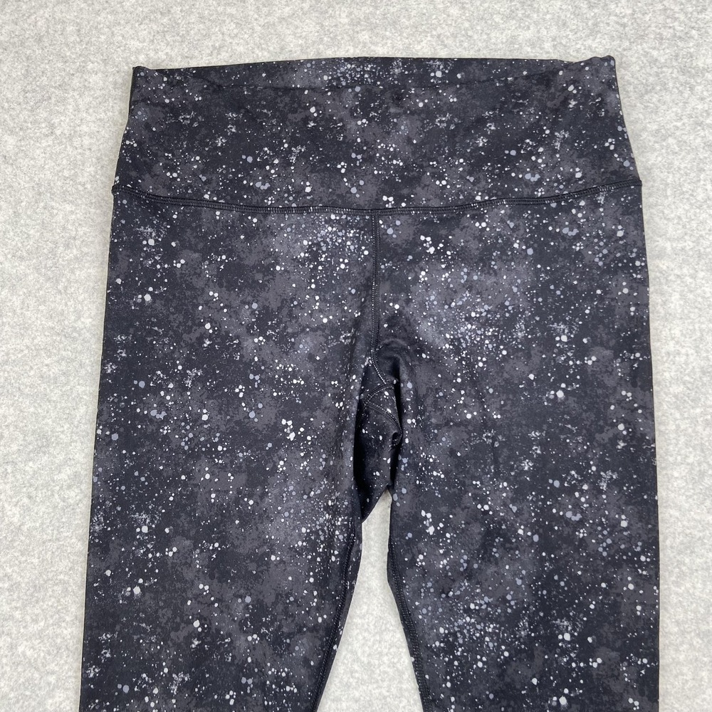 Fabletics Leggings Womens XXL/1X (35x24) Black PowerHold Ankle Spotted Yoga